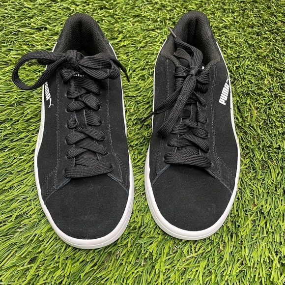 PUMA Smash V2 SD Jr - black suede - 4 - Picture 3 of 11